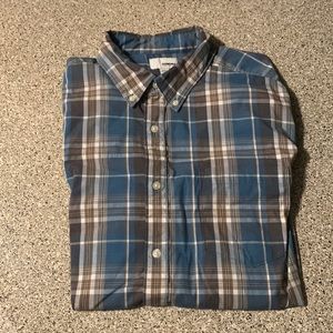 Sonoma Long Sleeve Button Down XL men’s Shirt Blue multicolor